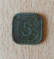 Okupace Nizozemí (1941&ndash;1944) 5 Cents