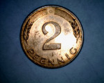 Spolková republika Německo (1949&ndash;1990) 2 Pfennig (2 Fenik)