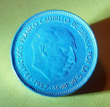 Francisco Franco (1939&ndash;1975) 25 Pesetas