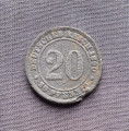 Wilhelm II. (Prusko) (1888&ndash;1918) 20 Pfennig