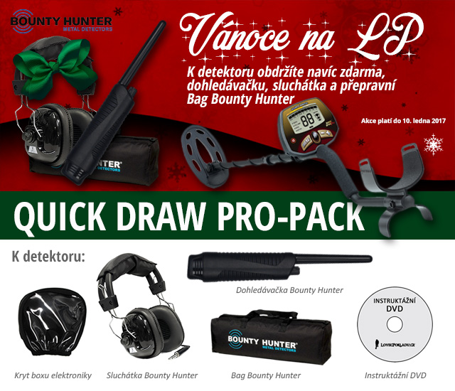 Detektro kovů Bounty Hunter Quick Draw Pro 