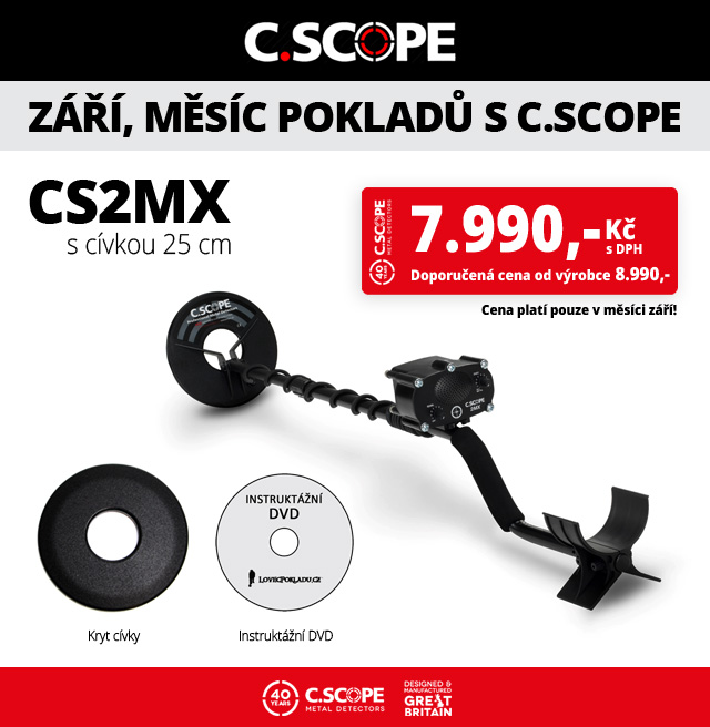 Detektro kovů C.Scope CS2MXi