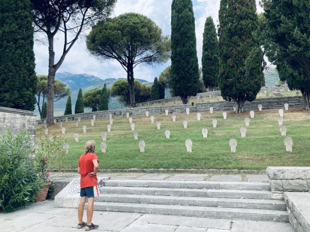 Monte Cassino  -deutscher soldaten -friedhof Cassino