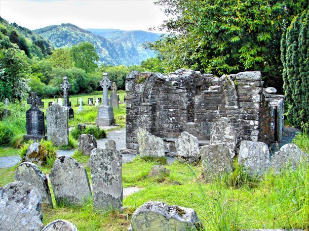 Klášter Glendalough -Irsko