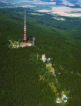 Kleť aneb první kamenná rozhledna