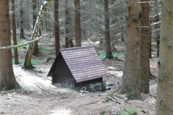 Modrá studánka.