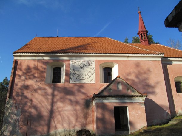 Kostelík sv.Bartloměje v Červené nad Vltavou